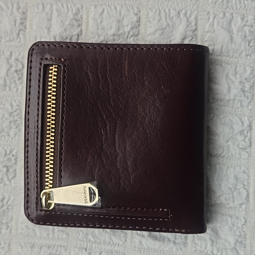 Brahmin Jane Wallet In Topsail Espresso - Picture 2 of 3